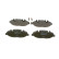 Brake Pad Set, disc brake BP991 Bosch, Thumbnail 3