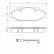 Brake Pad Set, disc brake BP991 Bosch, Thumbnail 6
