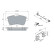 Brake Pad Set, disc brake BP995 Bosch, Thumbnail 5