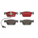Brake Pad Set, disc brake BREMBO XTRA LINE, DIRECTIONAL BRAKE PADS P 85 153X, Thumbnail 4