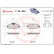 Brake Pad Set, disc brake BREMBO XTRA LINE P 06 034X, Thumbnail 2