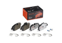 Brake Pad Set, disc brake BREMBO XTRA LINE P 06 034X