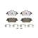 Brake Pad Set, disc brake BREMBO XTRA LINE P 06 034X, Thumbnail 4
