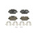 Brake Pad Set, disc brake BREMBO XTRA LINE P 06 037X