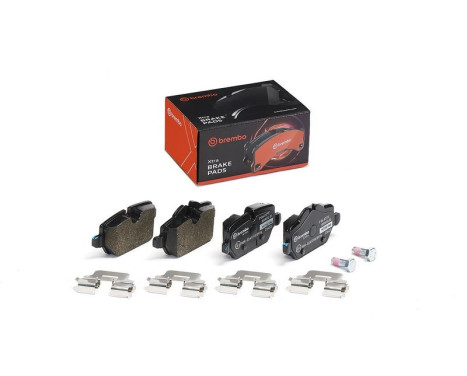 Brake Pad Set, disc brake BREMBO XTRA LINE P 06 037X, Image 2