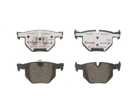 Brake Pad Set, disc brake BREMBO XTRA LINE P 06 039X, Image 4