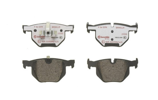 Brake Pad Set, disc brake BREMBO XTRA LINE P 06 039X, Image 3