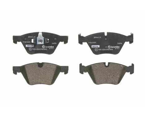 Brake Pad Set, disc brake BREMBO XTRA LINE P 06 040X