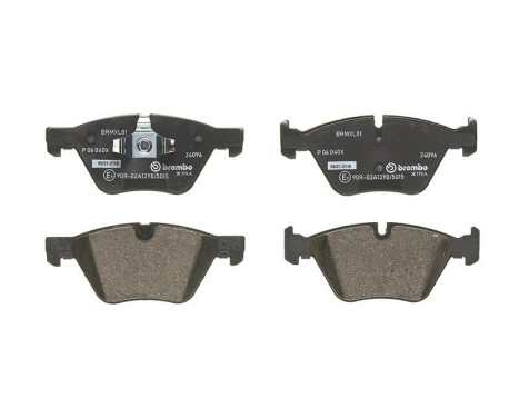Brake Pad Set, disc brake BREMBO XTRA LINE P 06 040X, Image 4