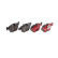 Brake Pad Set, disc brake BREMBO XTRA LINE P 06 040X, Thumbnail 3