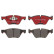Brake Pad Set, disc brake BREMBO XTRA LINE P 06 040X, Thumbnail 4