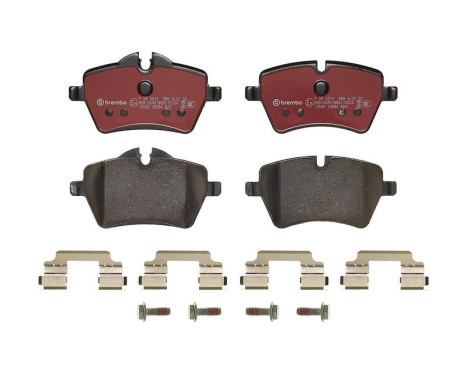 Brake Pad Set, disc brake BREMBO XTRA LINE P 06 051X, Image 4
