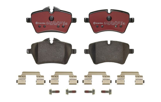 Brake Pad Set, disc brake BREMBO XTRA LINE P 06 051X, Image 3