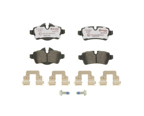 Brake Pad Set, disc brake BREMBO XTRA LINE P 06 052X