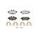 Brake Pad Set, disc brake BREMBO XTRA LINE P 06 052X