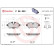 Brake Pad Set, disc brake BREMBO XTRA LINE P 06 052X, Thumbnail 2
