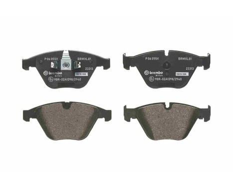 Brake Pad Set, disc brake BREMBO XTRA LINE P 06 055X, Image 2