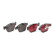 Brake Pad Set, disc brake BREMBO XTRA LINE P 06 055X, Thumbnail 3