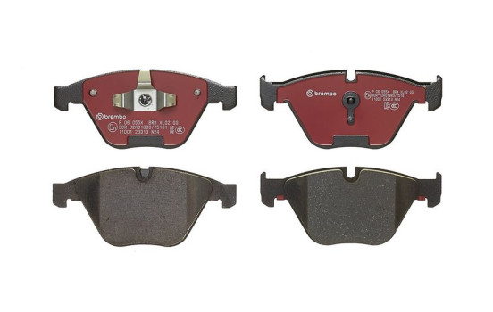 Brake Pad Set, disc brake BREMBO XTRA LINE P 06 055X, Image 4