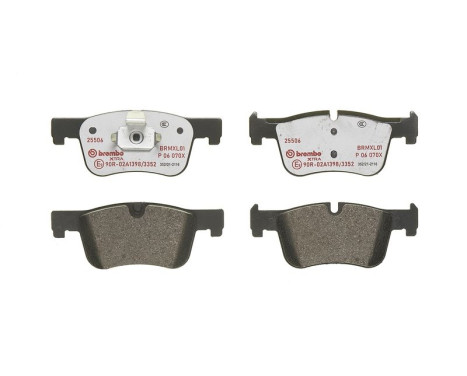 Brake Pad Set, disc brake BREMBO XTRA LINE P 06 070X