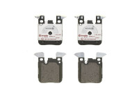 Brake Pad Set, disc brake BREMBO XTRA LINE P 06 087X