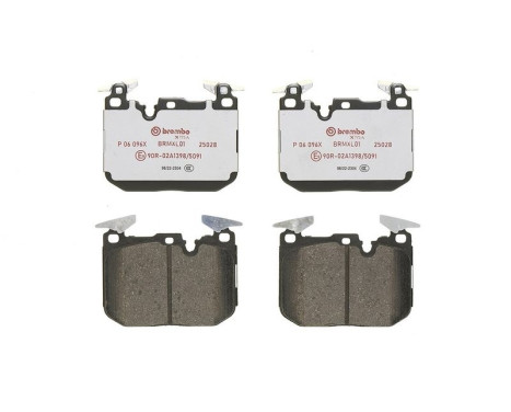 Brake Pad Set, disc brake BREMBO XTRA LINE P 06 096X, Image 4