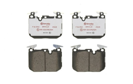 Brake Pad Set, disc brake BREMBO XTRA LINE P 06 096X, Image 4