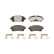 Brake Pad Set, disc brake BREMBO XTRA LINE P 16 013X