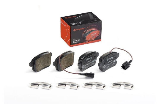 Brake Pad Set, disc brake BREMBO XTRA LINE P 23 133X, Image 2