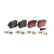 Brake Pad Set, disc brake BREMBO XTRA LINE P 23 133X, Thumbnail 3