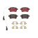 Brake Pad Set, disc brake BREMBO XTRA LINE P 23 133X, Thumbnail 4