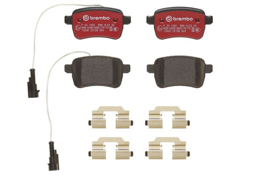 Brake Pad Set, disc brake BREMBO XTRA LINE P 23 133X, Image 4