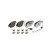 Brake Pad Set, disc brake BREMBO XTRA LINE P 23 137X, Thumbnail 3