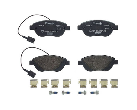 Brake Pad Set, disc brake BREMBO XTRA LINE P 23 137X, Image 4