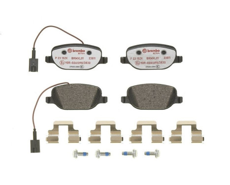 Brake Pad Set, disc brake BREMBO XTRA LINE P 23 152X, Image 4