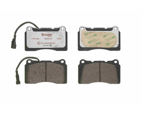 Brake Pad Set, disc brake BREMBO XTRA LINE P 23 154X