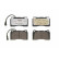 Brake Pad Set, disc brake BREMBO XTRA LINE P 23 154X