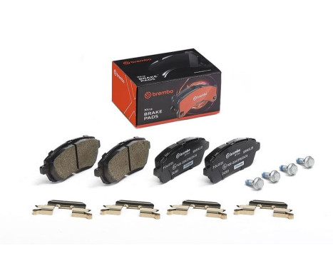 Brake Pad Set, disc brake BREMBO XTRA LINE P 24 072X, Image 2