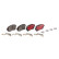 Brake Pad Set, disc brake BREMBO XTRA LINE P 24 072X, Thumbnail 3