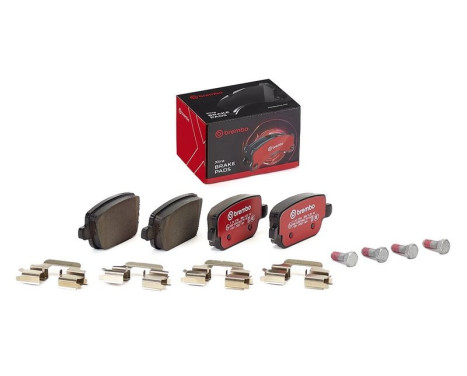Brake Pad Set, disc brake BREMBO XTRA LINE P 24 075X, Image 2