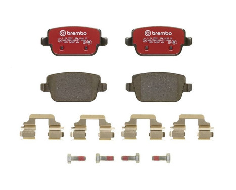 Brake Pad Set, disc brake BREMBO XTRA LINE P 24 075X, Image 4