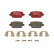 Brake Pad Set, disc brake BREMBO XTRA LINE P 24 075X, Thumbnail 4