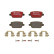 Brake Pad Set, disc brake BREMBO XTRA LINE P 24 075X, Thumbnail 4