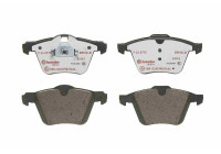 Brake Pad Set, disc brake BREMBO XTRA LINE P 24 077X