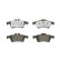 Brake Pad Set, disc brake BREMBO XTRA LINE P 24 148X