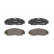 Brake Pad Set, disc brake BREMBO XTRA LINE P 28 034X