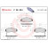 Brake Pad Set, disc brake BREMBO XTRA LINE P 28 034X, Thumbnail 2