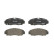 Brake Pad Set, disc brake BREMBO XTRA LINE P 28 034X, Thumbnail 4