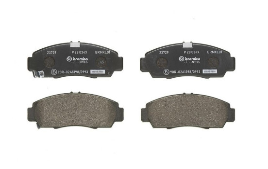 Brake Pad Set, disc brake BREMBO XTRA LINE P 28 034X, Image 3