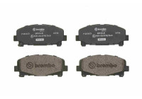 Brake Pad Set, disc brake BREMBO XTRA LINE P 28 043X